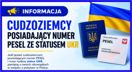 WAŻNA INFORMACJA – PESEL UKR